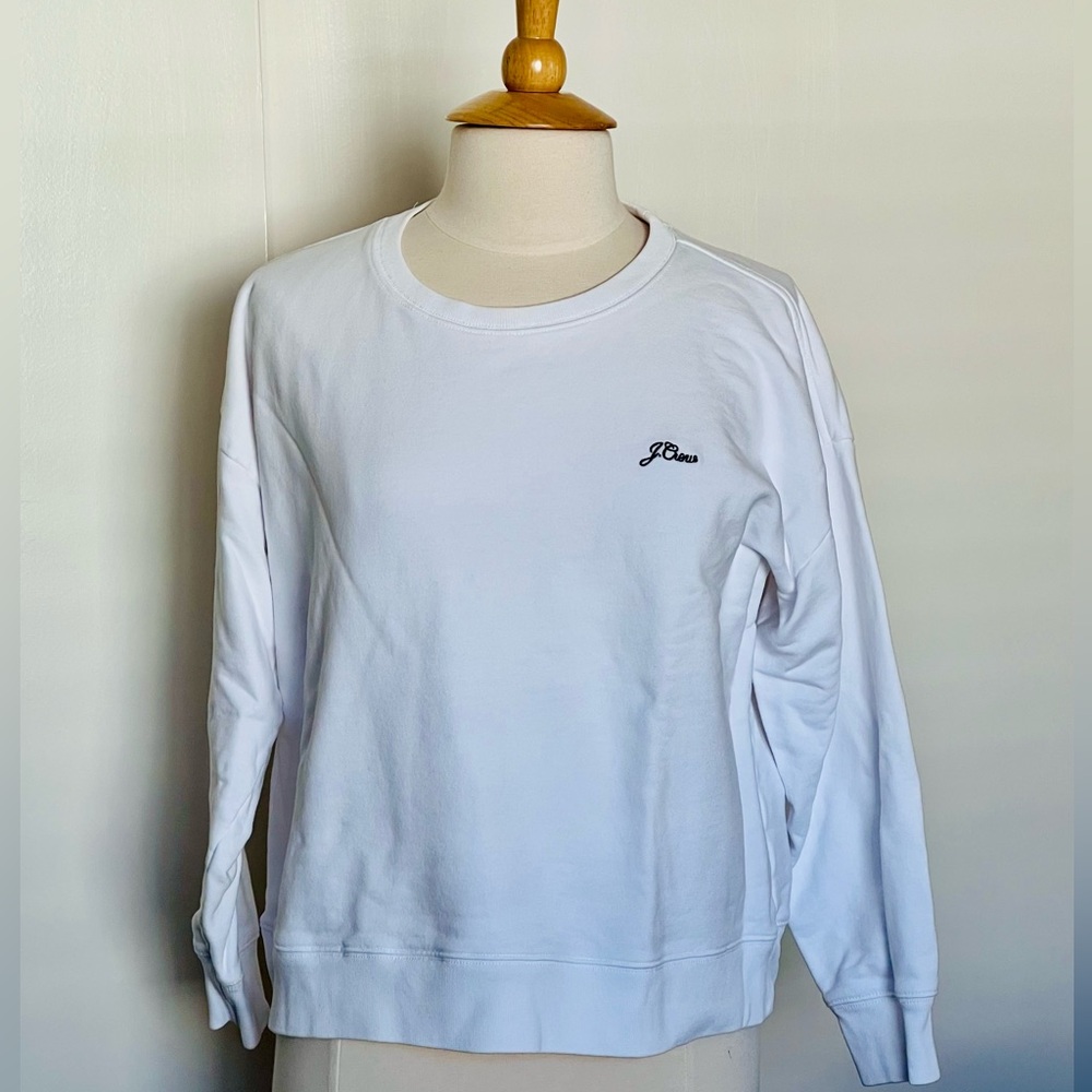 J Crew Heritage fleece crewneck sweatshirt